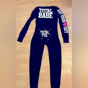 Victoria’s Secret PINK black jumpsuit